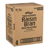 Kellogg's Raisin Bran Cereal 51g (70/Case) - Crispy Bran Flakes - 1.8 lbs   Kellogg's Raisin Bran Cereal 51g (70/Case) - Crispy Bran Flakes - 1.8 lbs