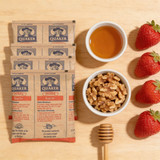 Quaker Instant Oatmeal Original bulk case of 108 packets Individual 28g Quaker Instant Oatmeal packets for wholesale Quaker Original whole grain oatmeal packets for breakfast service