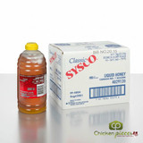 Sysco Classic Honey Pure Golden Liquid 1KG (6/Case) - 35.27 oz (13.23 lbs) - Canadian Made