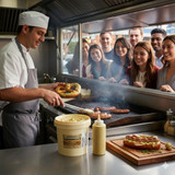 Sysco Imperial Mustard Dijon 1L (6/Case) - 33.8 fl oz (6.27 lbs)