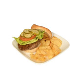  Cool Crisp Refrigerated Hamburger Pickle Slices 1/8" 4 LT (2/Case) 