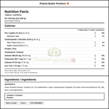 Kraft Peanut Butter Portions 18 GR (200/Case) - 0.63 oz (8.82 lbs) — Nutrition and Ingredients Label — www.chickenpieces.com