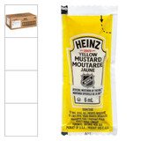 HEINZ The Heinz Mustard Packets Bulk Size - 6ml / 2.11 Gallons (500/Case) 