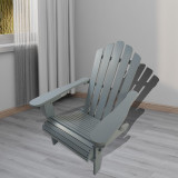 Chicken Pieces Outdoor or indoor Wood Adirondack chair, foldable, grey 