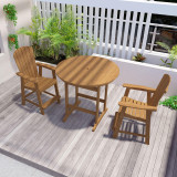 Chicken Pieces HIPS Bar Chair with Armrest,Patio Bar Chair Set of 2 Adirondack Chairs Set of 2 for Outdoor Deck Lawn Pool Backyard TEAK  Chicken Pieces HIPS Bar Chair with Armrest,Patio Bar Chair Set of 2 Adirondack Chairs Set of 2 for Outdoor Deck Lawn Pool Backyard TEAK