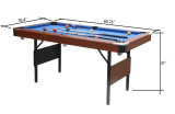 Chicken Pieces Premium Game Table - Billiard, Pool, and Multi-Game Options for Indoor Entertainment 