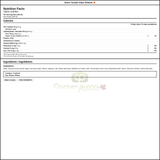 Richardson Sauce Teriyaki Glaze Ultimate 4 LT/1.05 Gallon  (2/Case) — Nutrition and Ingredients Label — www.chickenpieces.com