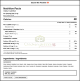 Kingsey Cheese Poutine Sauce Mix 403 GR/0.9LBS (12/Case)- Canadian Made — Nutrition and Ingredients Label — www.chickenpieces.com