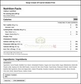 Knorr Swiss Soup Cream Of Carrot Gluten-Free 591 GR/1.30 LBS (4/Case) — Nutrition and Ingredients Label — www.chickenpieces.com