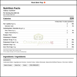 Barqs Root Beer  Pop 500 ML/16.91 ounces (24/Case) — Nutrition and Ingredients Label — www.chickenpieces.com
