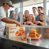 Sysco Imperial Onion Ring Gourmet Breaded 5/8 in. 2LB (6/Case)