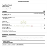 Sysco Classic Potato Pearl Extra Rich 1.61 KG/3.55LBS (6/Case) — Nutrition and Ingredients Label — www.chickenpieces.com