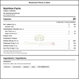 Astra Kitchens Mushroom Pieces & Stem 284 ML/9.6 oz (12/Case) — Nutrition and Ingredients Label — www.chickenpieces.com