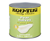 Chicken Pieces Kontiki Pear Halves in Natural Juice 2.84L/96 oz (6/Case) - Fresh and Juicy 