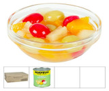 Chicken Pieces Kontiki Fruit Cocktail in Natural Juice 2.84L/96 oz (6/Case)- Tasty Assorted Fruits in Pear Juice 