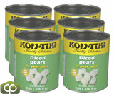 Chicken Pieces Kontiki Pear Diced In Natural Juice 2.84L/96 oz (6/Case) - Tasty Diced Pears, Quality Assured 