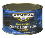 Chicken Pieces Admiral Tuna Light Chunk In Water 1.88KG /4.14LBS (6/Case) 