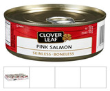 Chicken Pieces Cloverleaf Salmon Pink Skinless Boneless 150GR/5.29 oz (24/Case)  Chicken Pieces Cloverleaf Salmon Pink Skinless Boneless 150GR/5.29 oz (24/Case)