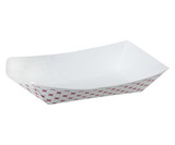 Chicken Pieces Sysco Reliance Red Plaid Paper Food Trays 3 lbs 250CT (2/Case) 