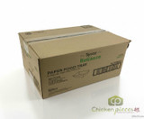 Chicken Pieces Sysco Reliance Red Plaid Paper Food Trays 3 lbs 250CT (2/Case)