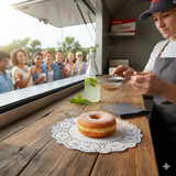 Chicken Pieces Sysco Classic Doily Lace Round White 4 in 1000CT 2LBS (2/Case)