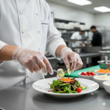 Chicken Pieces Sysco Classic Glove Poly Disposable Medium 100 CT (10/Case)