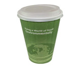 Chicken Pieces Earth Plus Cup Compostable & Lid 16 oz. Paper  (300/Case)  Chicken Pieces Earth Plus Cup Compostable & Lid 16 oz. Paper  (300/Case)