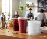 Chicken Pieces Sysco Classic Lid Plastic Translucent For 12-20 oz. Cup 100CT (12/Case)