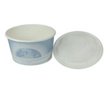 Chicken Pieces Earth Plus Bowl Compostable With Lid 8 oz. Paper (300/Case) 