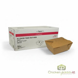 Chicken Pieces Sysco Classic Box Food Take-Out Kraft #1 5x4x2.5 in. (300/Case)