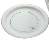 Chicken Pieces Earth Plus Plate Paper Compostable 6 in. 1-Compartment (750/Case) 