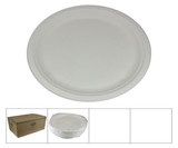 Chicken Pieces Sysco  Plate Biodegradable 10 in. Deep Well Earth Plus (500/Case) 