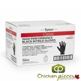 Chicken Pieces Sysco Classic Glove Nitrile Foodservice Powder-Free Black Extra Large 100 CT (10/Case)