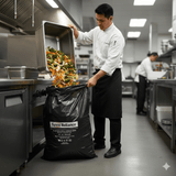 Chicken Pieces Sysco Reliance Bag Garbage Regular Black 35x50 (200/Case)