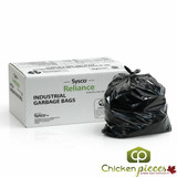 Chicken Pieces Sysco Reliance Bag Garbage X-Strong+ Black 35x50 (100/Case)