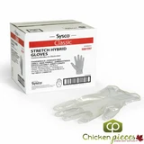 Chicken Pieces Sysco Classic Glove Poly Hybrid Stretch Clear Small 100 CT (10/Case)