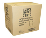 Chicken Pieces Packn'eat Cup Paper Hot Single Wall 12 oz. (1000/Case) - White Paper Cups 