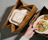 Chicken Pieces Galligreen Bag Paper Bistro Kaft 10x6.2x12 (250/Case) 