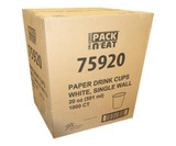 Chicken Pieces Pak 2 Go Cup Paper Hot Single Wall 20 oz. (1000/Case) 