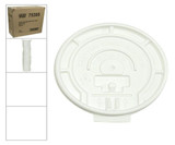 Chicken Pieces Packn'eat Lid Cup Hot Tear Tab White 8 oz.100 CT (10/Case) 