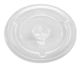 Chicken Pieces Sip N' Save Lid Clear 12-20 oz. Slot Straws (1000/Case) 