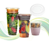 Chicken Pieces Amhil Lid Plastic No Slot For 12 oz. Cup 100CT (10/Case) 