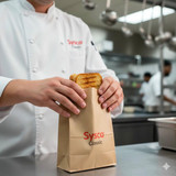 Chicken Pieces Sysco Classic Bag Paper Sandwich Natural 6x.75x6.75 (1000/Case)
