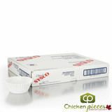 Chicken Pieces Sysco Classic Cup Baking Paper White 5.5 in. Large 500 CT (10/Case)