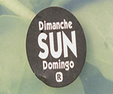 Chicken Pieces Sysco Classic Label Roll Circle Permanent Black Sunday 75 (2000/Case) 