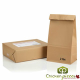 Chicken Pieces Sysco Classic Bag Paper Regular SOS 2 LBS(500/Case)