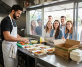 Chicken Pieces Sysco Reliance Container Biodegradable 9x6 Hinged Lid (200/Case)