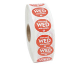 Chicken Pieces Sysco Classic Label Roll Circle Permanent Red Wednesday .75 (2000/Case) 