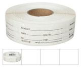 Chicken Pieces Sysco Classic Label Roll 1in.x2in. Product Dissolvable (500/Case) 
