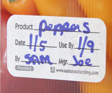 Chicken Pieces Sysco Classic Label Roll 1in.x2in. Product Dissolvable (500/Case) 